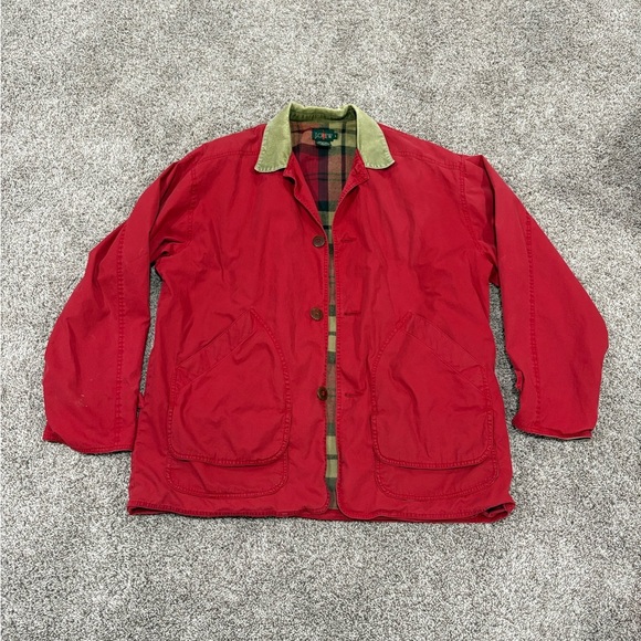 J. Crew Other - 90s J Crew Vintage Red Barn Coat